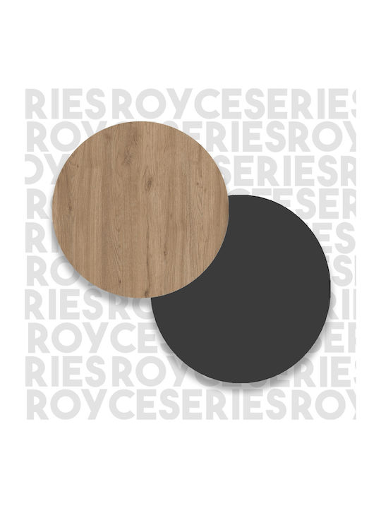 Sideboard made of Wood & Metal Oak-anthracite 88x35.5x180cm