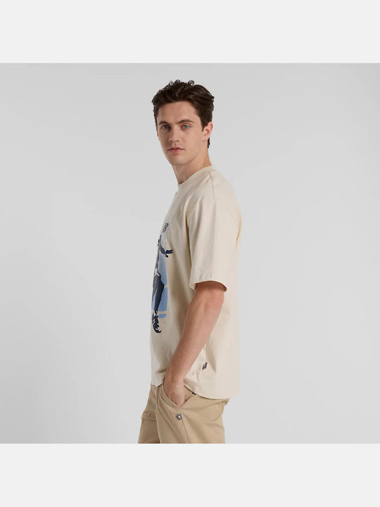 Hoops Graphic Sportliches T-Shirt Beige
