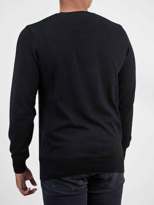 Langarm-Pullover Schwarz