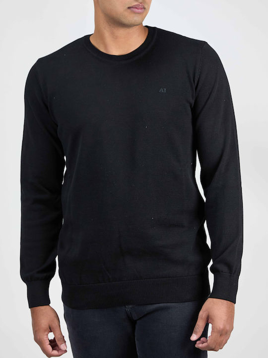 Langarm-Pullover Schwarz