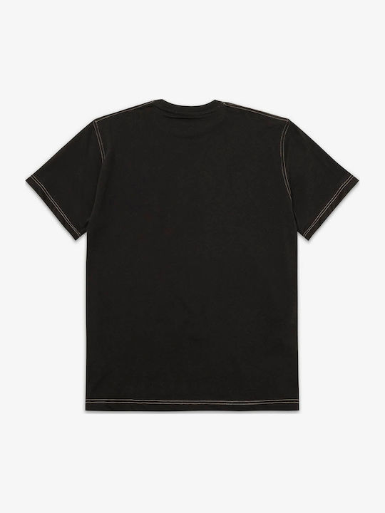 Top Stitch Tricou Black