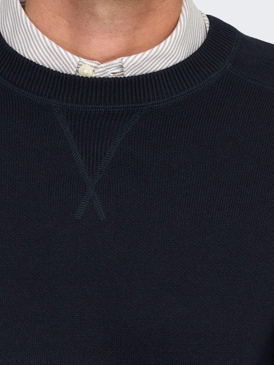 Πουλόβερ Μακρυμάνικο Dark Navy