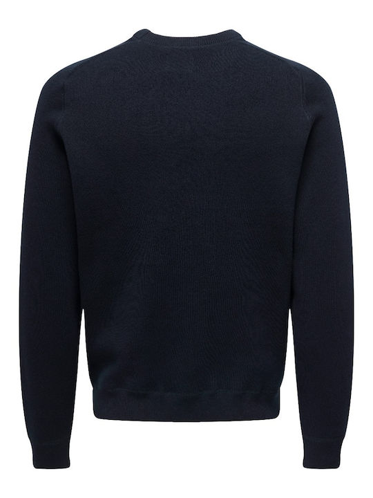 Πουλόβερ Μακρυμάνικο Dark Navy