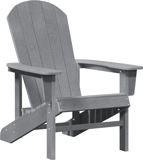 Scaun Adirondack Gri deschis 74x82x91cm