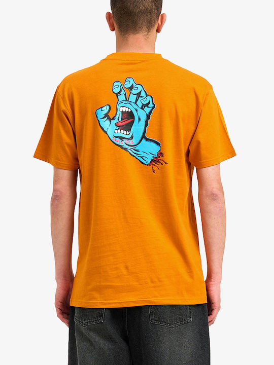 Screaming Hand Chest Tricou Amber