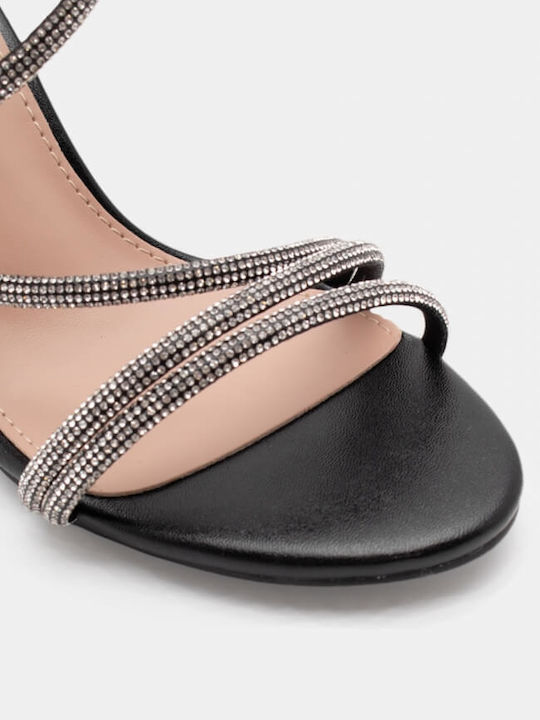 Sandals with Strass Black