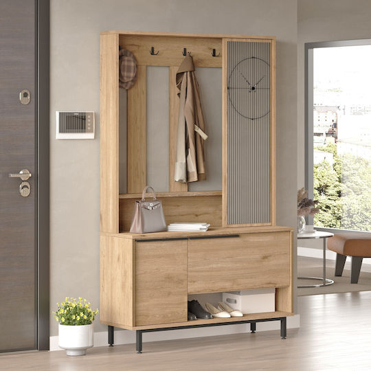 Έπιπλο Εισόδου Walnut 102.2x35.5x178.2εκ.