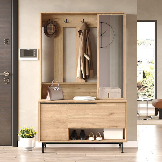 Έπιπλο Εισόδου Walnut 102.2x35.5x178.2εκ.
