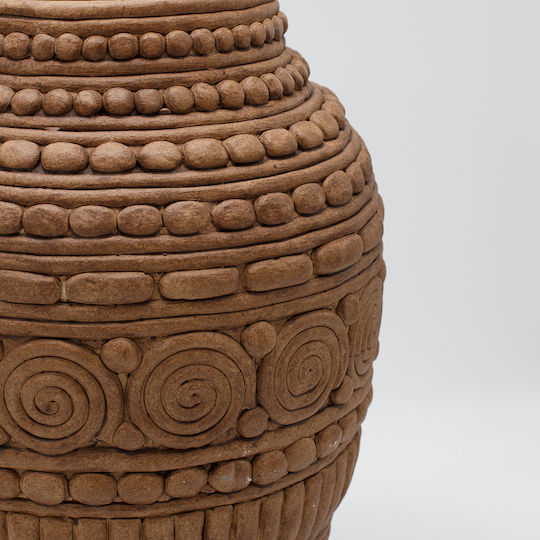 Decorative Vase Brown 26.5x26.5x34cm