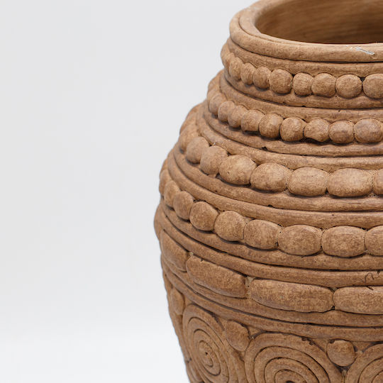 Decorative Vase Brown 22x22x28cm