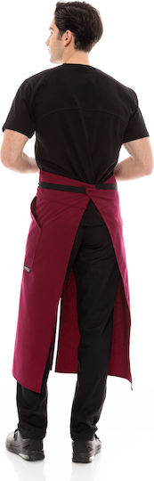 IdealPress Apron Waist Burgundy
