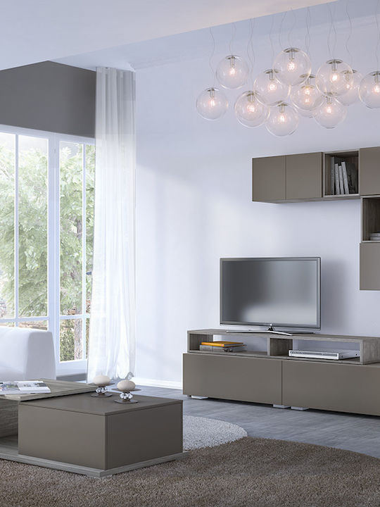Wohnzimmer TV-Einheit Smart No 1B Braun L202xB45xH200cm