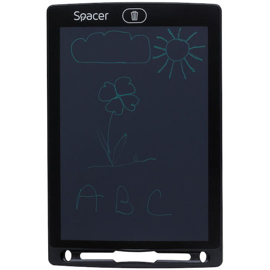 Spacer Led Tablet Writing Drawing Interactive E-learning 8.5 Inches Display Black Cr1220 Battery sptb-led Green Stamp 0.8 Lei