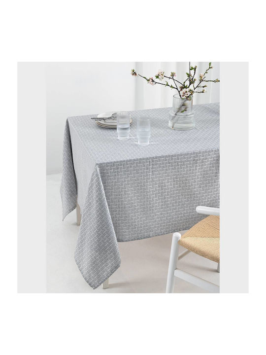 Palamaiki Τραπεζομάντηλο Αλέκιαστο Σετ Grey 175x260εκ.