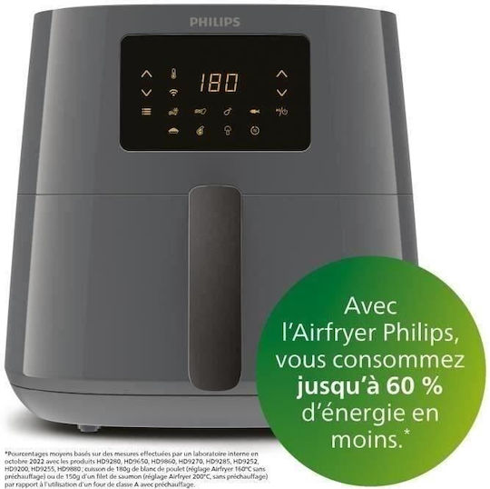 Philips Air Fryer 6.2lt Γκρι HD9280/60