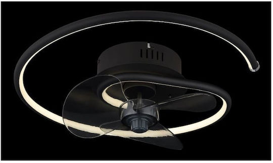 Globo Lighting Koren Deckenleuchte 45cm mit Licht Schwarze