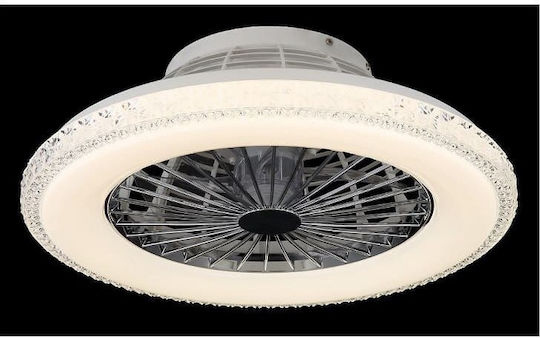 Globo Lighting Corusso Tip Închis (Plafonieră) 50cm Cu Lentile De Mărire Albă