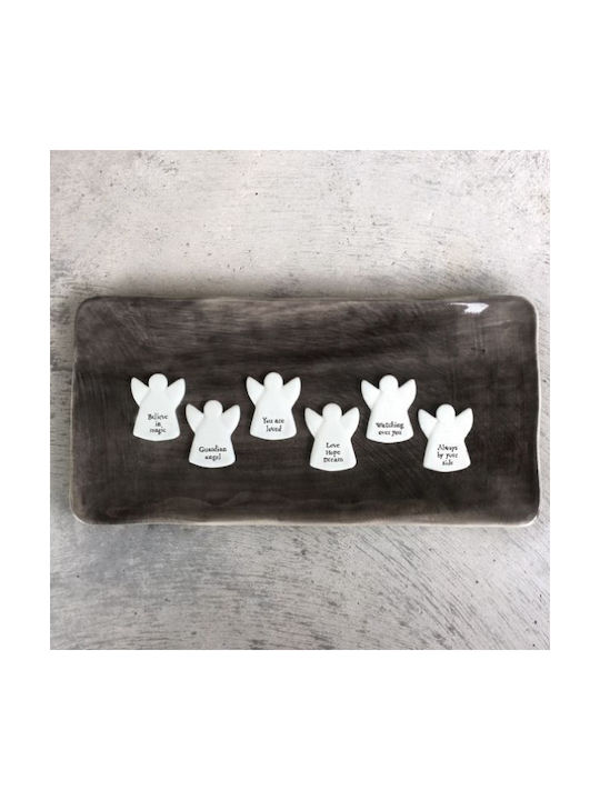 Synchronia Διακοσμητικό Χώρου από Κεραμικό Υλικό 2.5x3cm