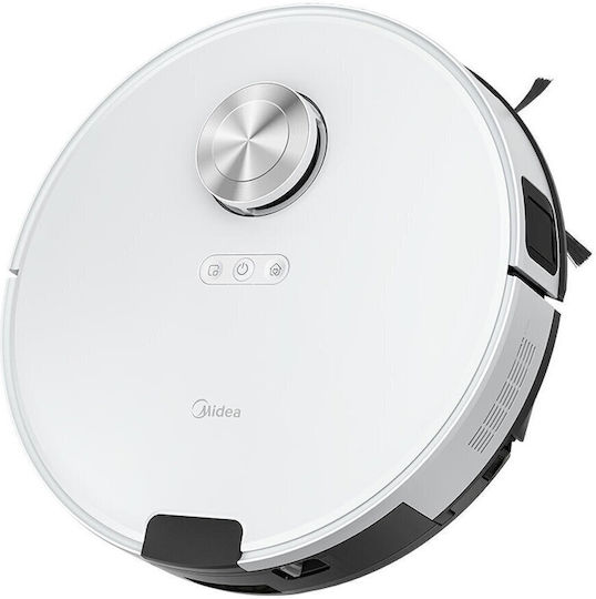 Midea M9 Robot Vacuum Cleaner with Laser Mapping and 4000Pa Suction Power White