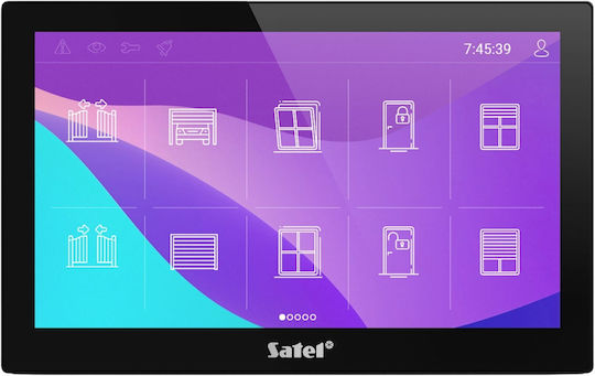 Satel Security Access-Control Keypad Touch with Screen Black