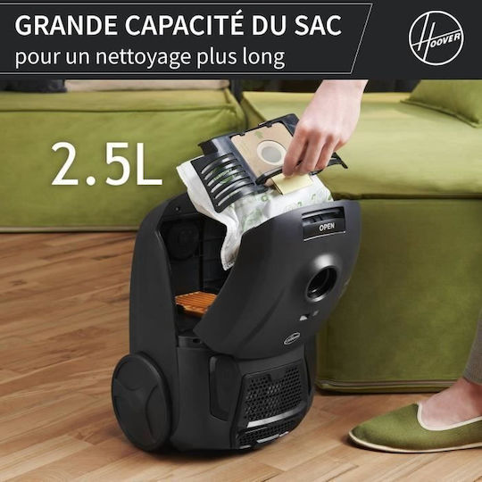 Hoover HE120PET 011 Staubsauger 700W Eingetütet 2.5Es Iron Grey