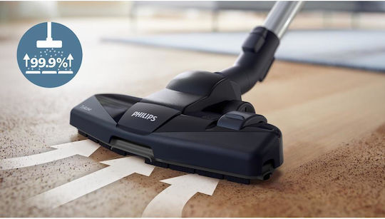 Philips 5000 Series Ηλεκτρική Σκούπα 900W με Σακούλα 4lt Γκρι