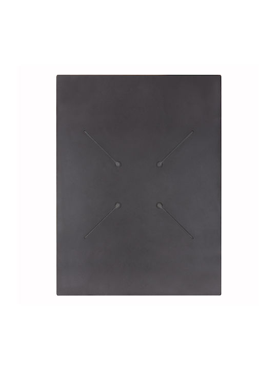 HomeMarkt Rectangular Table Surface HPL Black Marble 60x80cm HM6350.34 2 Pieces