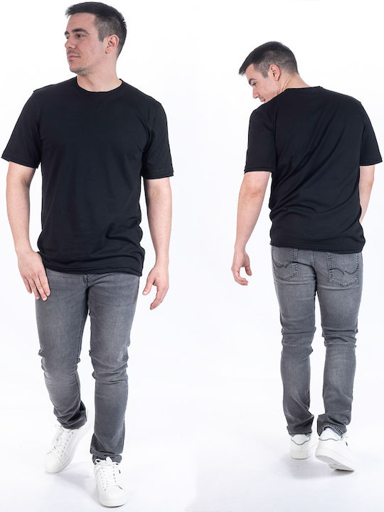 T-shirt Μαύρο