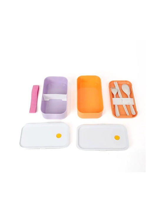 The somewhere Microwave Plastic Lunch Box Multicolour
