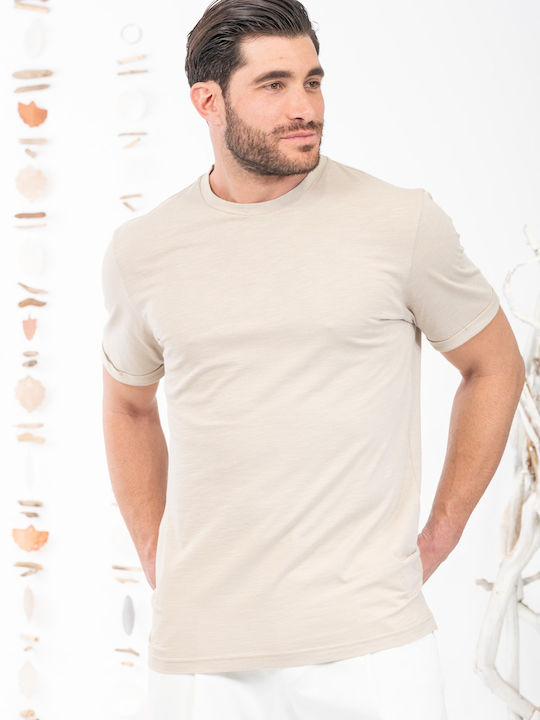 T-shirt Μπεζ