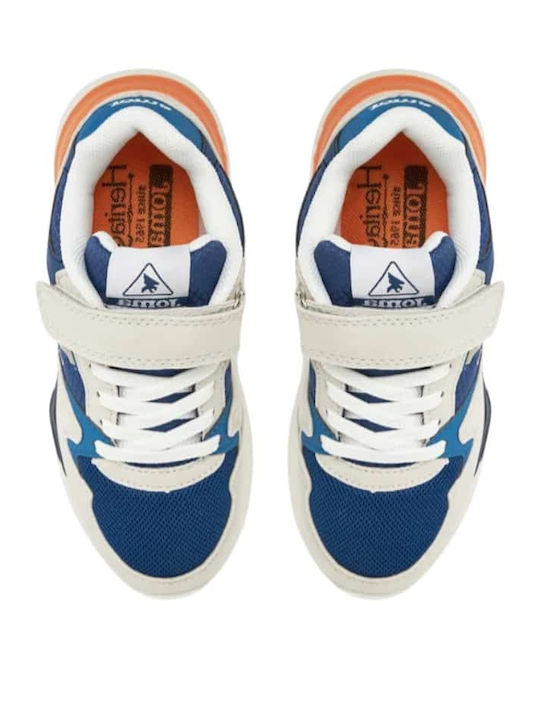 Kids Sports Shoes Running with Hoop & Loop Closure Blue
