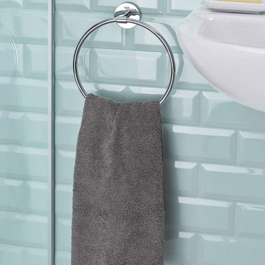 Grohe Baucosmopolitan Single Wall-Mounted Bathroom Ring Chrome