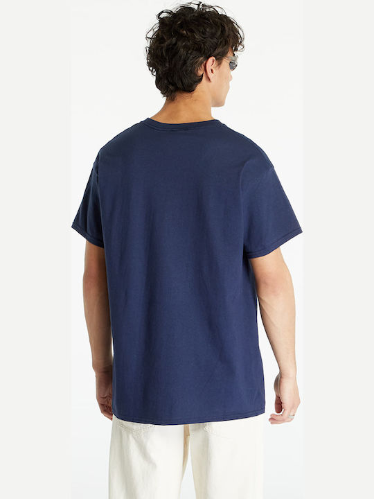 Flame Logo T-shirt Navy Μπλε