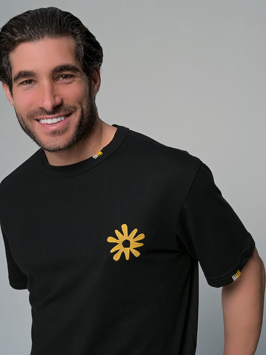 Guru T-shirt Μαυρο