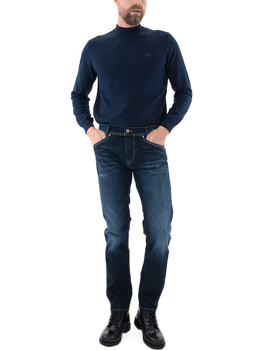Langarm-Pullover Blau