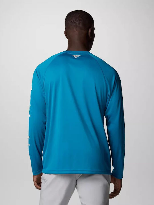 Columbia Pfg Terminal Tackle T-shirt Blue
