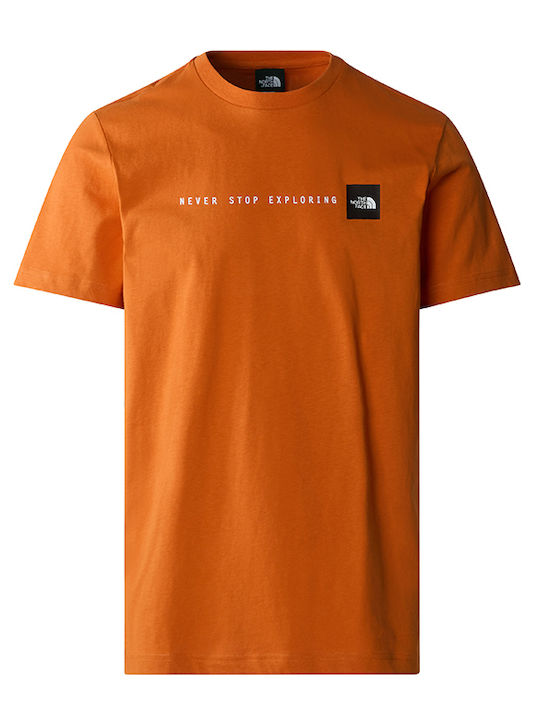 Never Stop Exploring T-shirt Orange