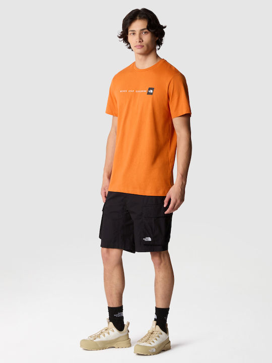 Never Stop Exploring T-shirt Orange
