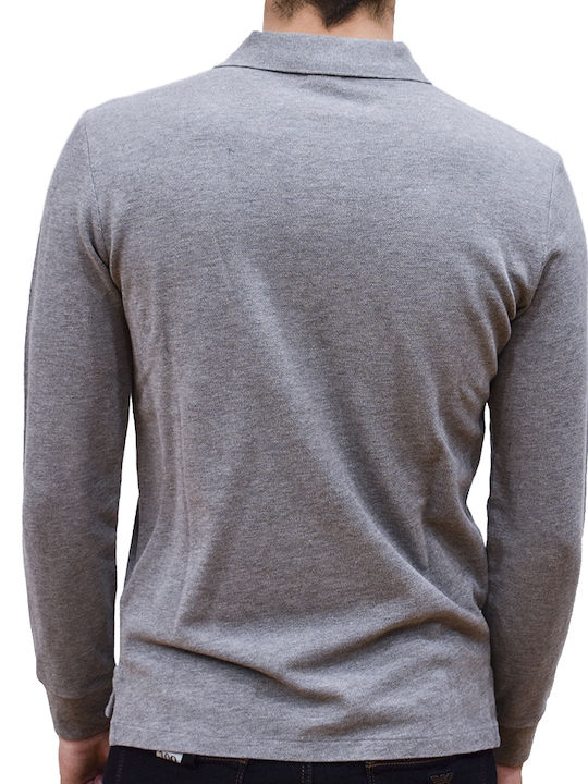 Polo Long Sleeve Blouse Gray
