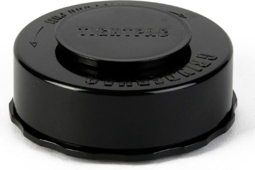 Grindervac Τρίφτης Πλαστικός 74mm All Black Κατοχυρωμένο Δίπλωμα Ευρεσιτεχνίας