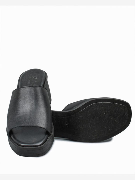 Mule cu Toc în Culoare Negru