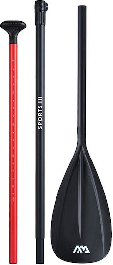 Aqua Marina Sports Iii Κουπί για Sup Μαύρο