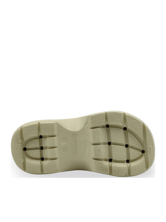 Twist Damentaschen Holzschuhe Beigen