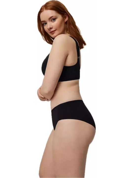 Femeie Slip fără cusături Negru