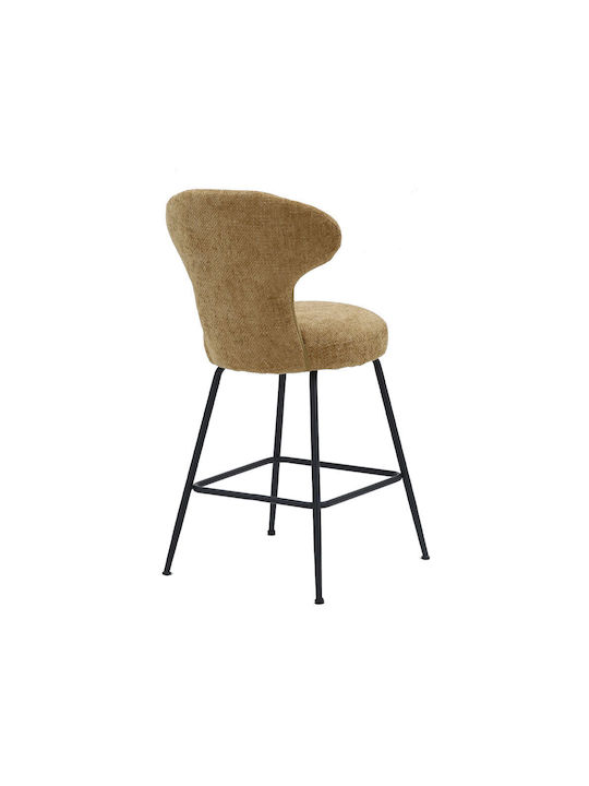 Hocker Bar Gepolstert mit Stoff Fungo Lemon 51x55x98cm