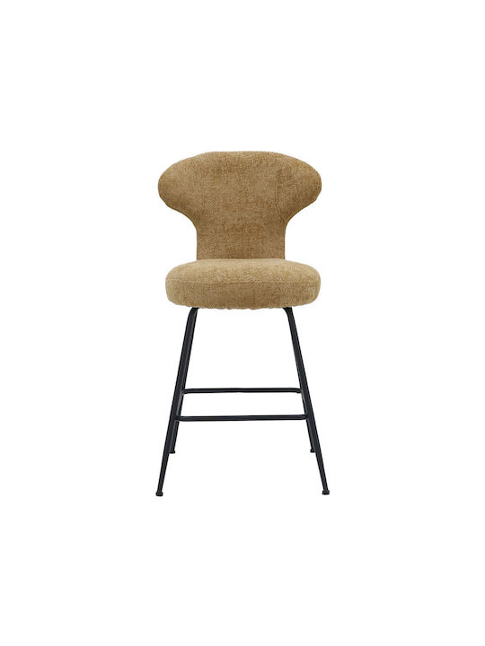 Hocker Bar Gepolstert mit Stoff Fungo Lemon 51x55x98cm