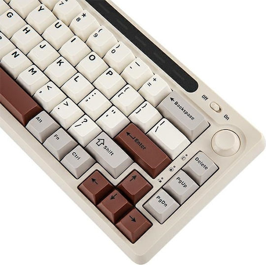 Epomaker RT65 Flamingo Wireless Gaming Mechanical Keyboard 65% with Custom switches and RGB lighting (English US) Gray
