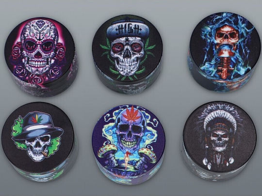 Mühlen Für Tabak Mado Multi Skull 50mm 4 Teile 661-2187 F