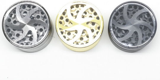Трифачка За Тютюн Mado 52mm 4 Части 661-2161 Алуминий Прозорец Антрацит