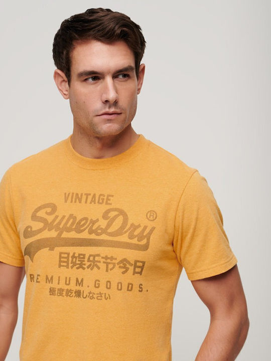 Superdry Heritage Kurzarm T-Shirt Orange